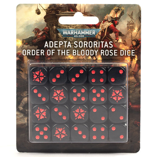 Warhammer 40,000 - Adeptus Sororitas - Order of the Bloody Rose Dice Set