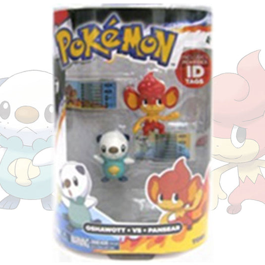 Pokemon - Oshawott vs Pansear - 2" Figure Box
