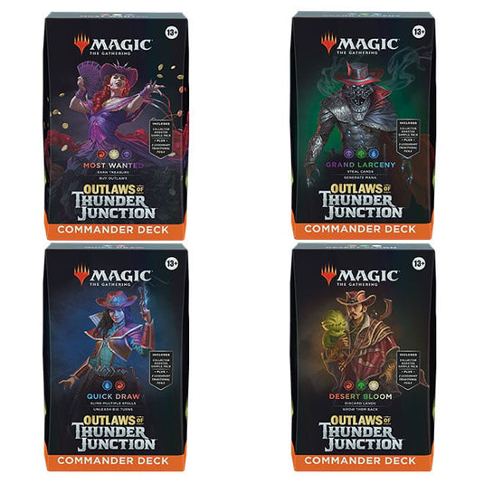 Magic The Gathering - Outlaws of Thunder Junction - Commander Deck - Bundle