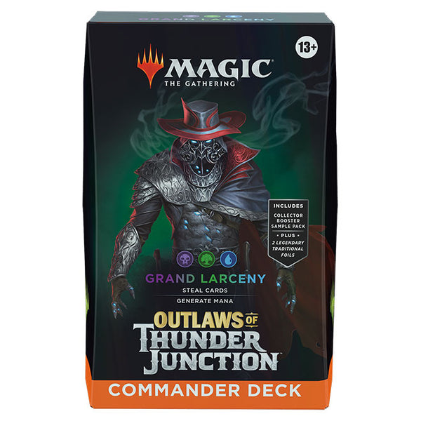 mtg commander steal deck Magic The Gathering - Outlaws of Thunder Junction - Commander Deck