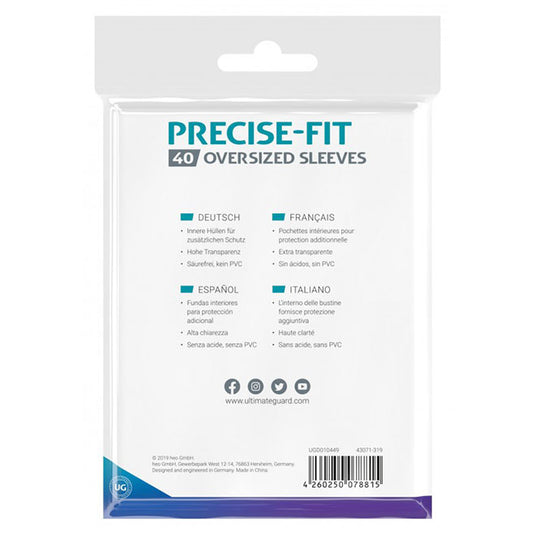 Ultimate Guard - Precise-Fit - Oversized Sleeves (40)