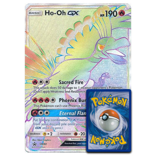 Pokemon - Ho-oh-GX Oversized Promo SM80