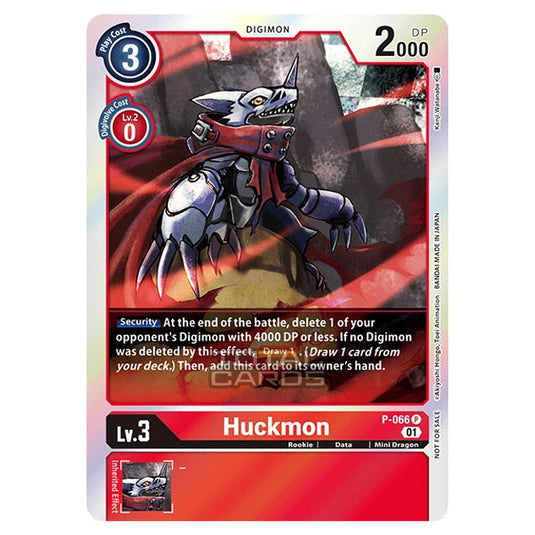 Digimon Card Game - Huckmon (Box Topper Promo) - P-066