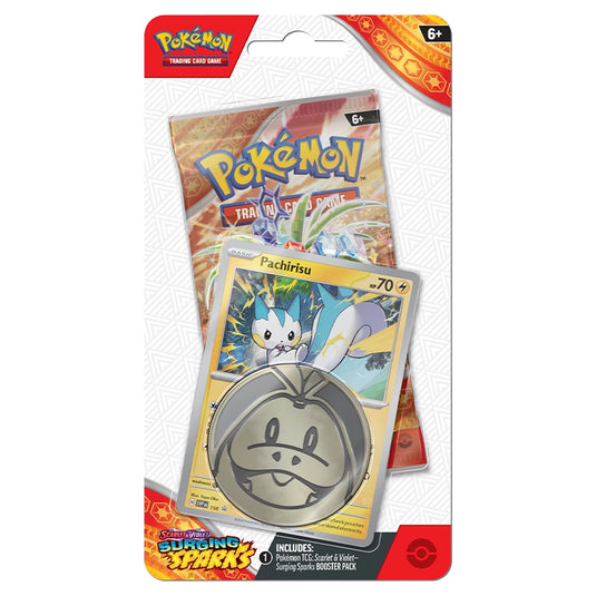 Pokemon - Scarlet & Violet - Surging Sparks - Checklane Blister - Pachirisu