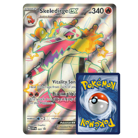 Pokemon - Skeledirge ex - Oversized Promo Card (SVP 081) Pokemon - Skeledirge ex - Oversized Promo Card (SVP 081)