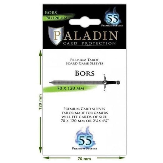 Paladin Sleeves - Bors Premium Tarot 70x120mm (55 Sleeves)
