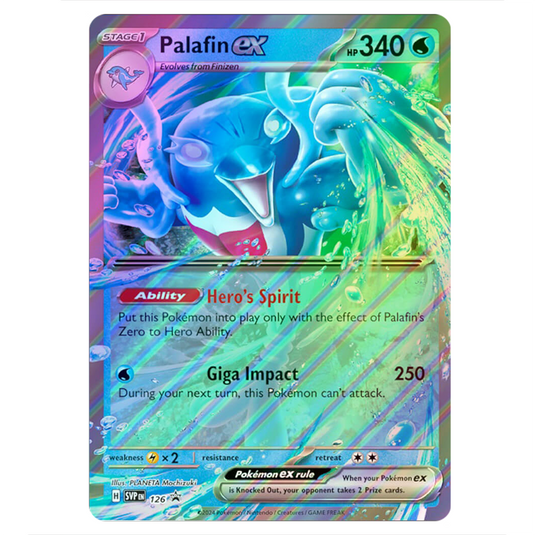 Pokemon - Scarlet & Violet - SVP Black Star Promos - Palafin ex - SVP126