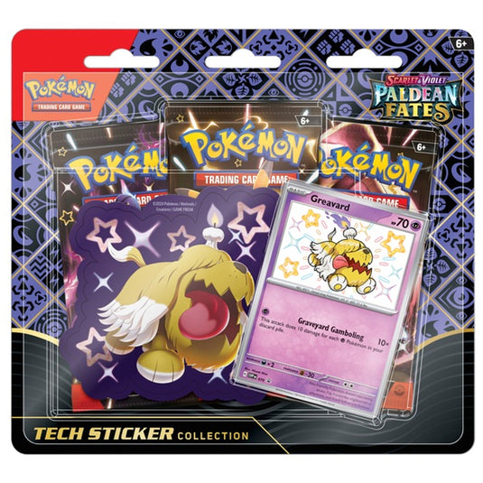 Pokemon - Scarlet & Violet - Paldean Fates - Tech Sticker Collection - Greavard