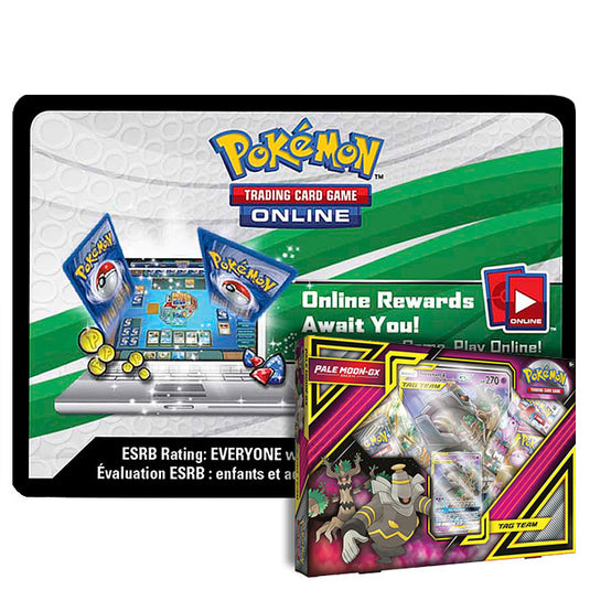 Cod Pokemon Card Pokemon - Pale Moon-GX Box - Online Code Card