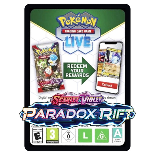 Pokemon - Paradox Rift - Online Code Card