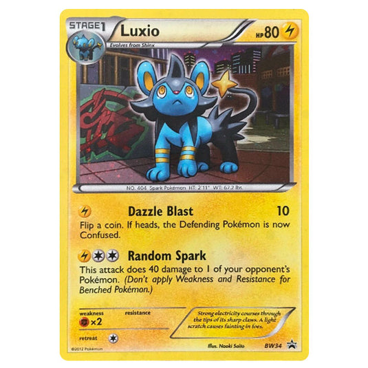 Pokemon - Black & White - BW Black Star Promos - Luxio - BW34