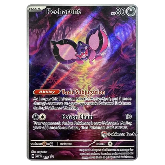 Pokemon - Scarlet & Violet - SVP Black Star Promos - Pecharunt - SVP129 (Pokemon Center Stamp)