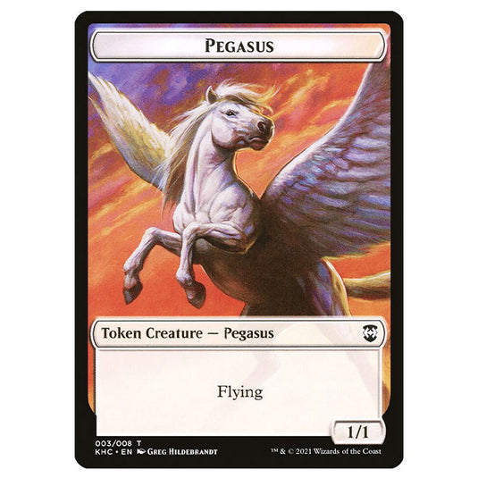 Magic The Gathering - Kaldheim Commander - Tokens - Pegasus - 003/008