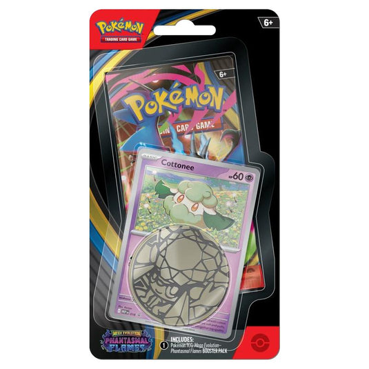 Pokemon - Mega Evolution - Phantasmal Flames - Checklane Blister - Cottonee