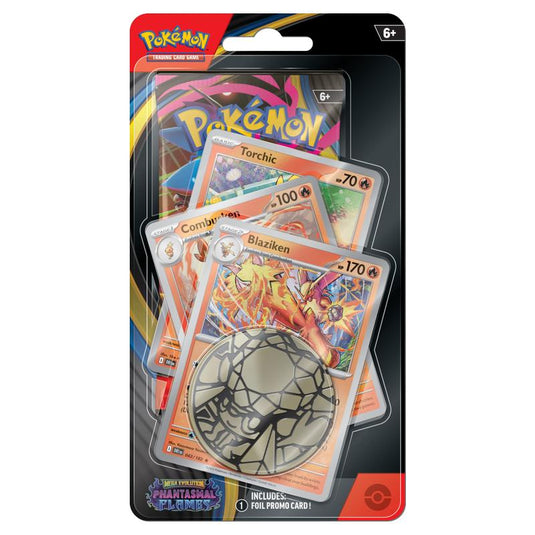 Pokemon - Mega Evolution - Phantasmal Flames - Premium Checklane Blister - Blaziken
