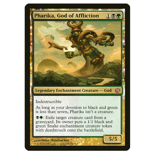 Magic the Gathering - Journey into Nyx - Pharika, God of Affliction - 154/165