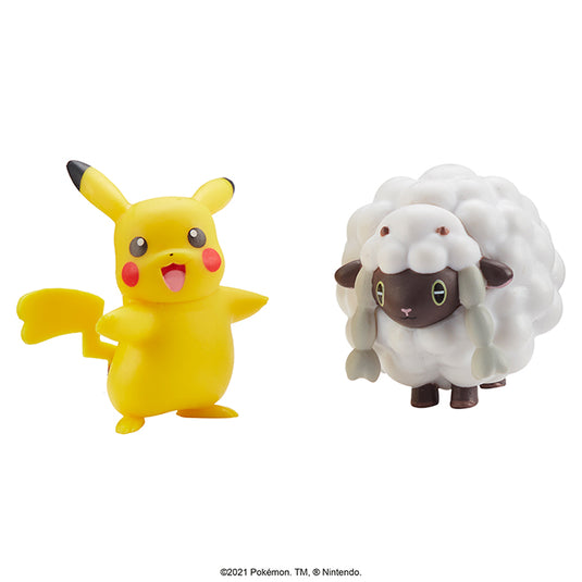 Pokemon - Battle Mini Figures - Pikachu & Wooloo