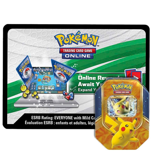 Pokemon - Battle Heart Tin - Pikachu - Online Code Card