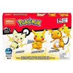 Mega Construx - Pokemon - Pikachu Evolution Trio