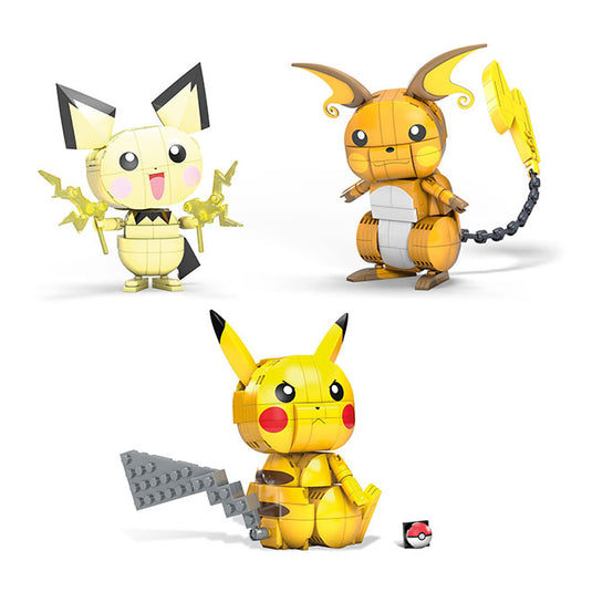 Mega Construx - Pokemon - Pikachu Evolution Trio