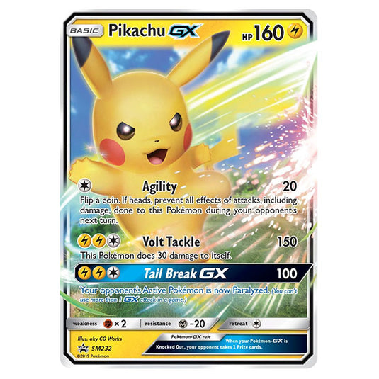 Pokemon - Sun & Moon - SM Black Star Promos - Pikachu GX - SM232