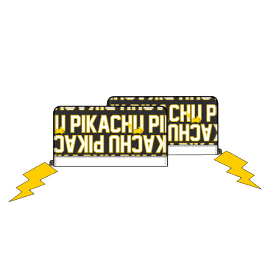 Pokemon - Pikachu Lettering - Zip Around Wallet