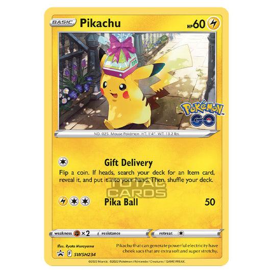 Pokemon - Sword & Shield - SWSH Black Star Promos - Pikachu - SWSH234