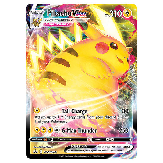 Pokemon - Sword & Shield - SWSH Black Star Promos - Pikachu VMAX - SWSH286