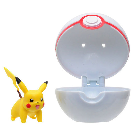 Pokemon - Clip 'N' Go Set  - Pikachu + Premier Ball