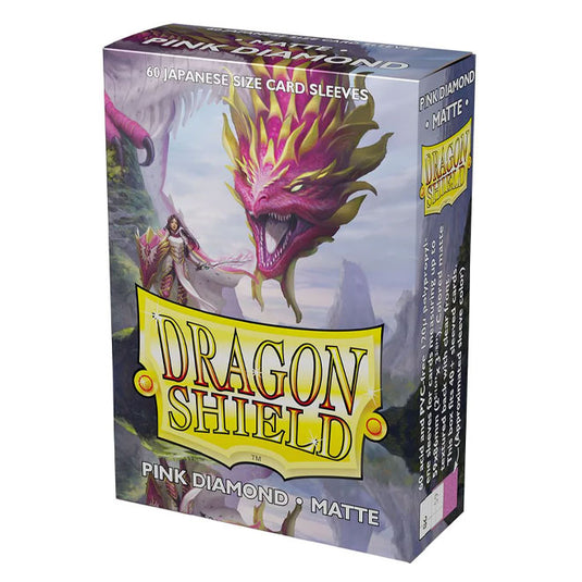 Dragon Shield - Japanese Matte Sleeves - Pink Diamond (60 Sleeves)