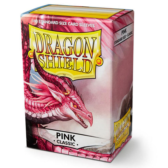 Dragon Shield - Standard Classic Sleeves - Pink - (100 Sleeves)