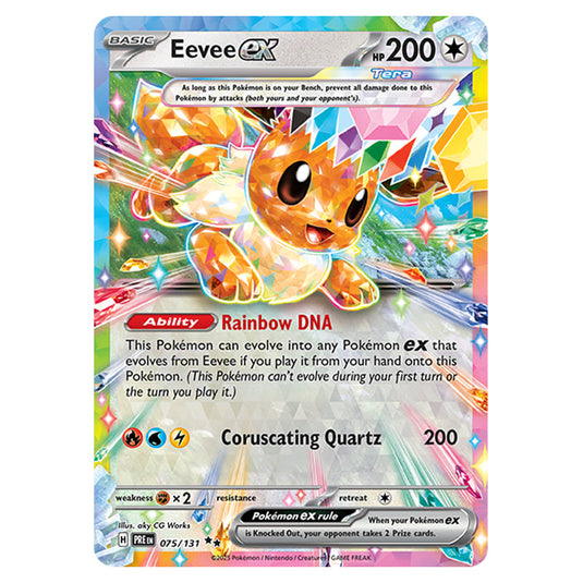 Pokemon - Scarlet & Violet - Prismatic Evolutions - Eevee ex