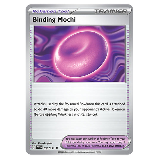 Binding Mochi 095 card from the Pokemon set Prismatic Evolutions