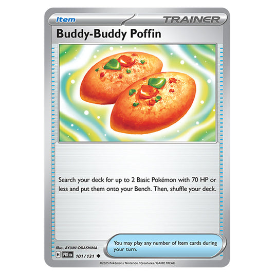 Buddy-Buddy Poffin 101 card from the Pokemon set Prismatic Evolutions