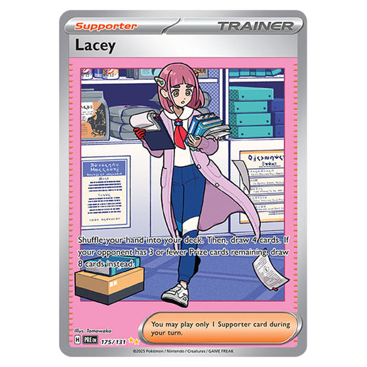 Lacey 175 card from the Pokemon set Prismatic Evolutions