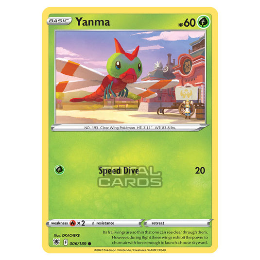 Pokemon - Sword & Shield - Astral Radiance - Yanma - 006/189