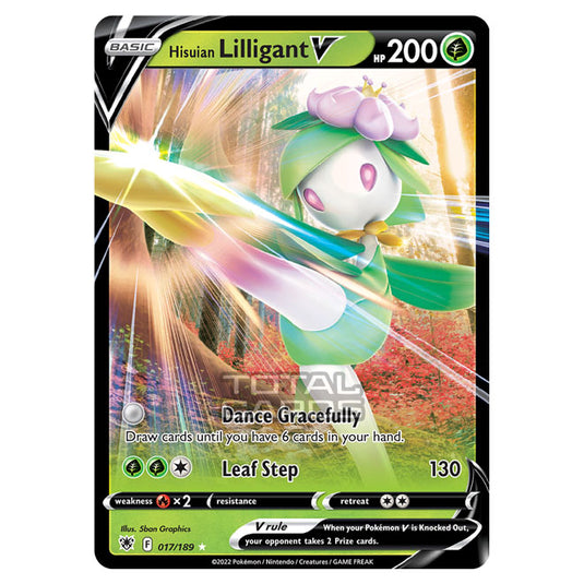 Pokemon - Sword & Shield - Astral Radiance - Hisuian Lilligant V - 017/189