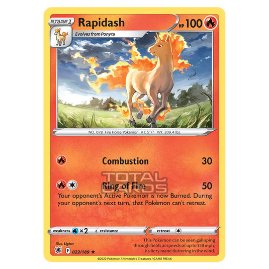 Pokemon - Sword & Shield - Astral Radiance - Rapidash - 022/189