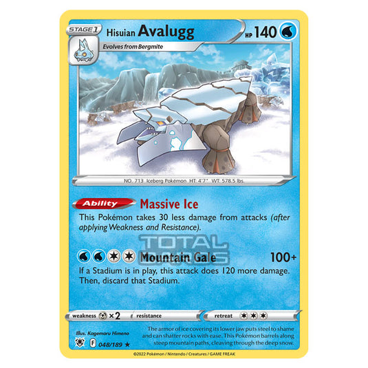 avalugg pokemon card Colorless Frost Barrier (40) During your opponents next turn Pokemon - Sword & Shield