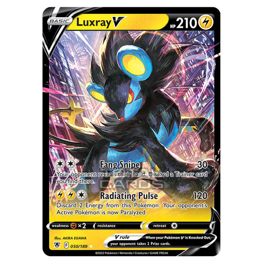 Pokemon - Sword & Shield - Astral Radiance - Luxray V - 050/189