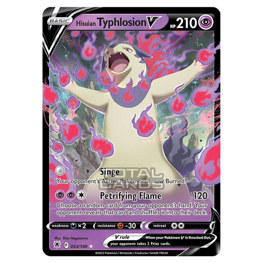 Pokemon - Sword & Shield - Astral Radiance - Hisuian Typhlosion V