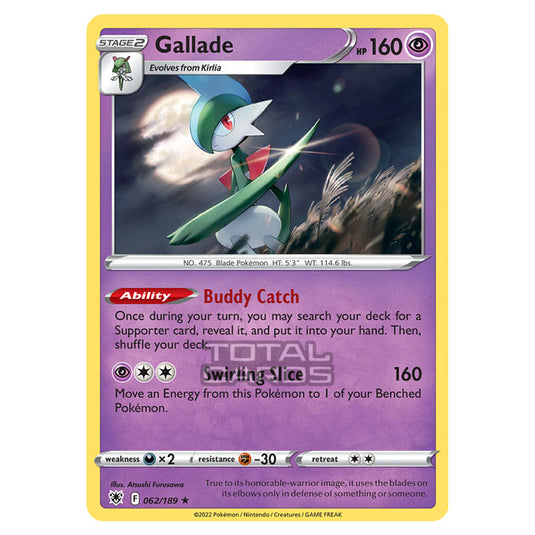 Pokemon - Sword & Shield - Astral Radiance - Gallade - 062/189