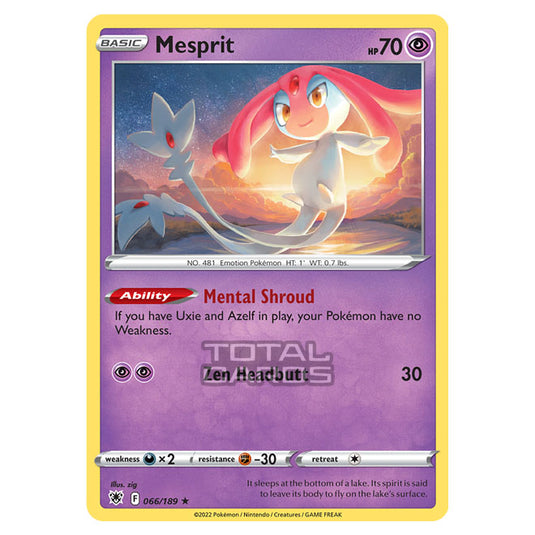 Pokemon - Sword & Shield - Astral Radiance - Mesprit - 066/189
