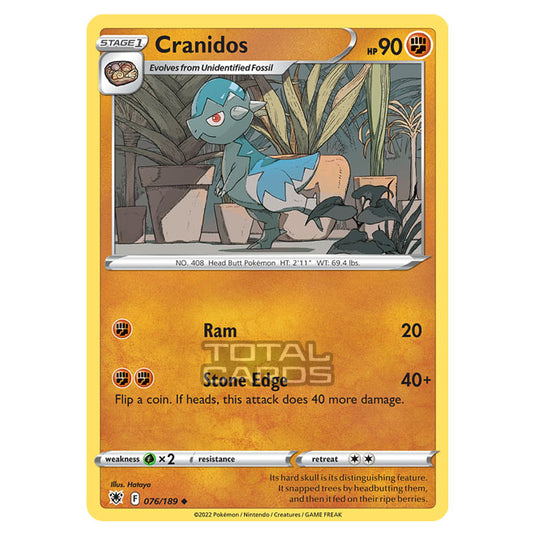 Pokemon - Sword & Shield - Astral Radiance - Cranidos