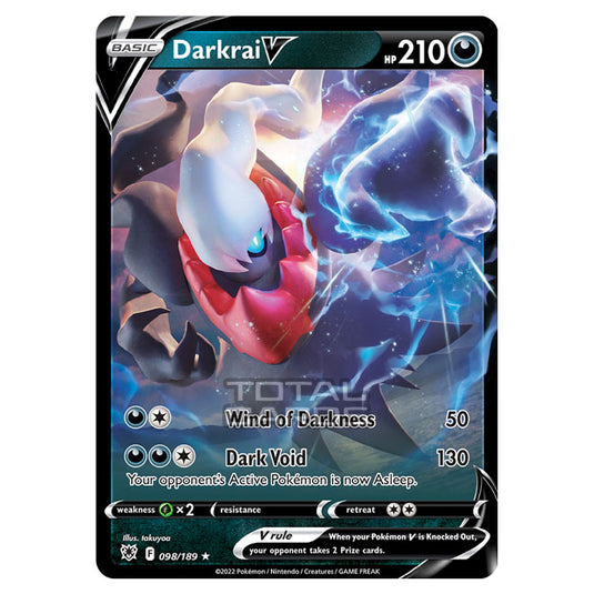 Pokemon - Sword & Shield - Astral Radiance - Darkrai V - 098/189 Pokemon - Sword & Shield - Astral Radiance - Darkrai V - 098/189