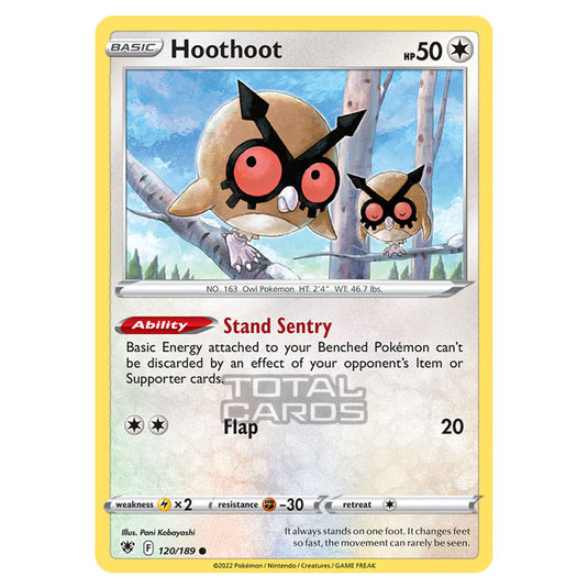 Pokemon - Sword & Shield - Astral Radiance - Hoothoot - 120/189 Pokemon - Sword & Shield - Astral Radiance - Hoothoot - 120/189