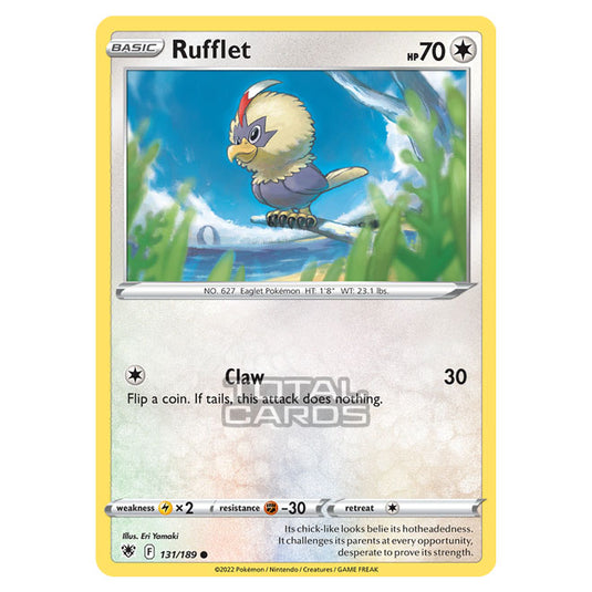 Pokemon - Sword & Shield - Astral Radiance - Rufflet - 131/189