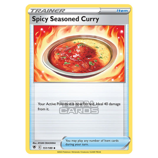 Pokemon - Sword & Shield - Astral Radiance - Spicy Seasoned Curry - 151/189