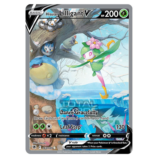 Pokemon - Sword & Shield - Astral Radiance - Hisuian Lilligant V - 163/189