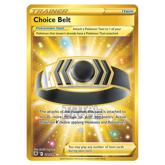 Pokemon - Sword & Shield - Astral Radiance - Choice Belt - 211/189